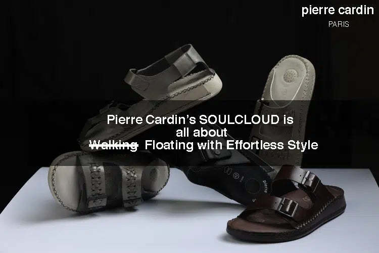 Pierre Cardin’s SOULCLOUD Collection Is All About W̶a̶l̶k̶i̶n̶g̶ Floating With Effortless Style