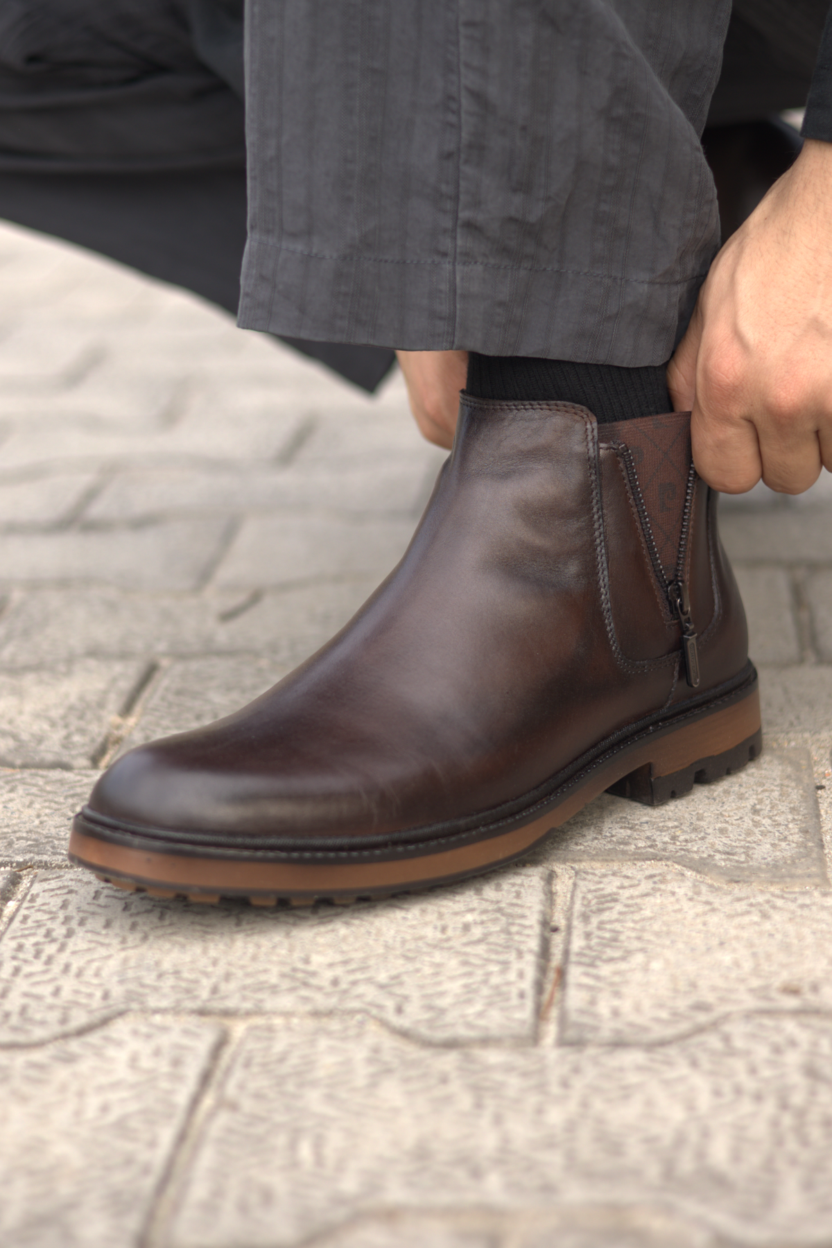 Pierre Cardin Paris men's leather footwear collection
