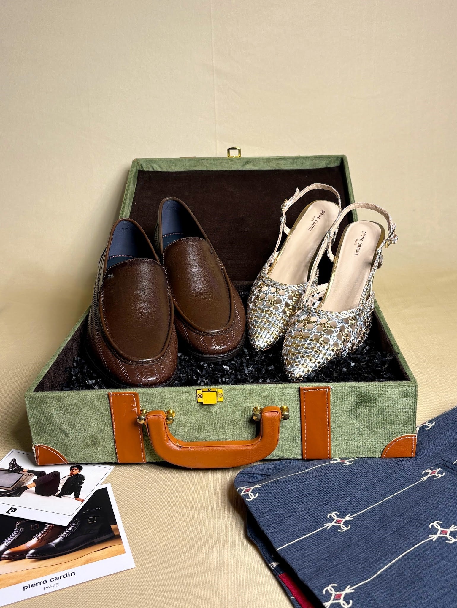 Rakhi footwear gift box by Pierre Cardin Paris