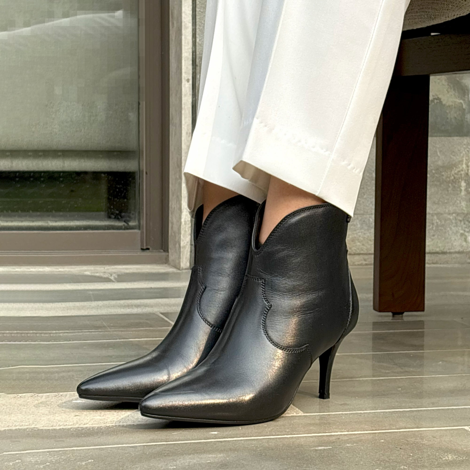 Wilde Black Stilleto Boot