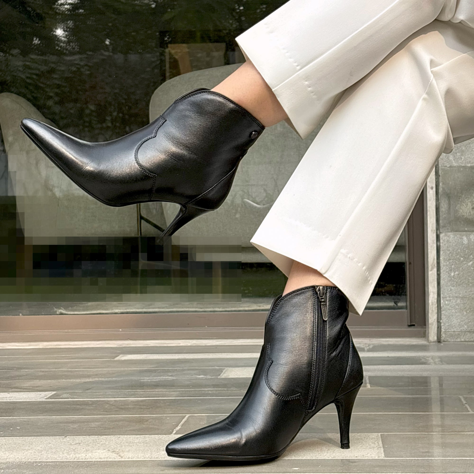 Wilde Black Stilleto Boot