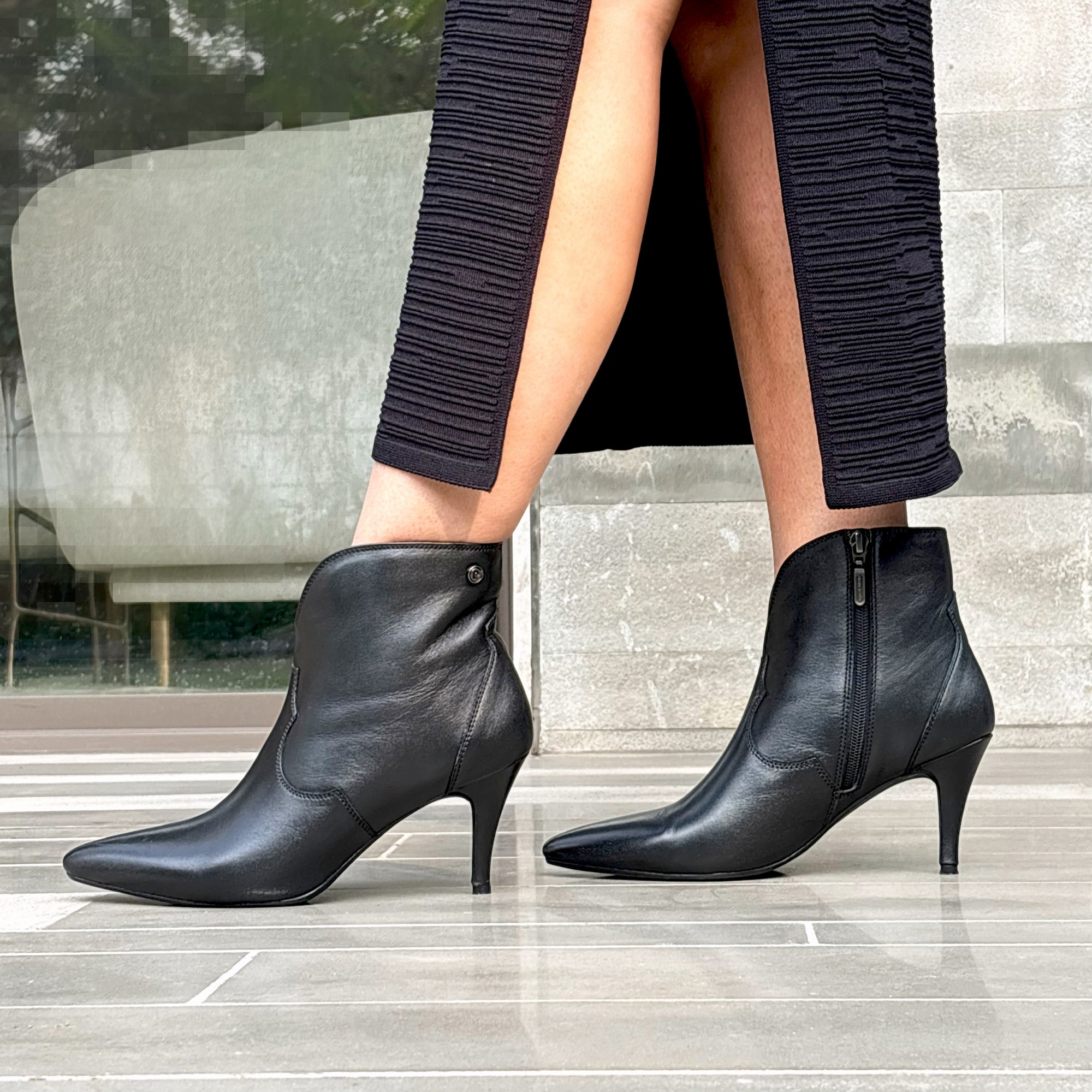 Wilde Black Stilleto Boot