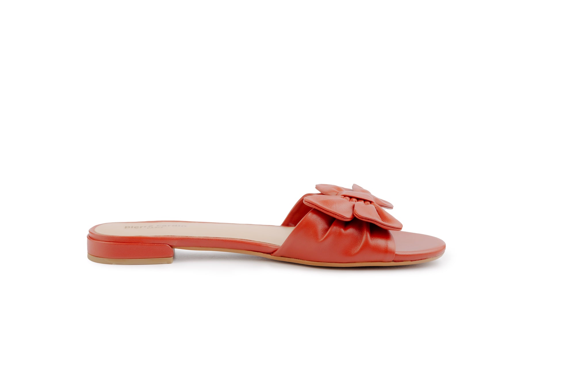 Emily Red Napa Leather Flats