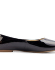 Anne Black Patent Leather Ballerina