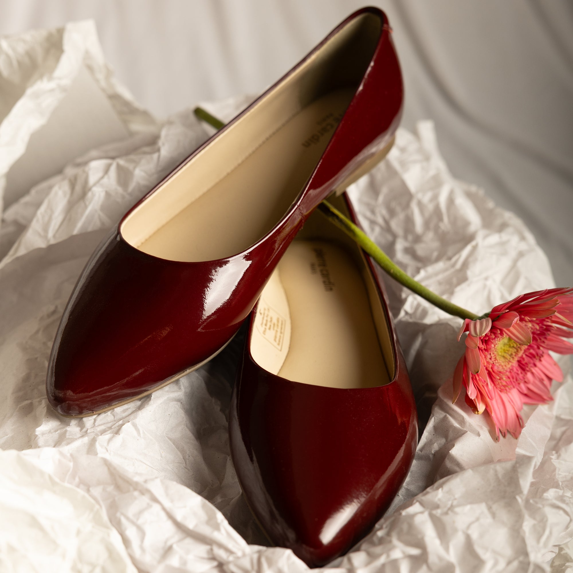 Anne Garnett Patent Leather Ballerina