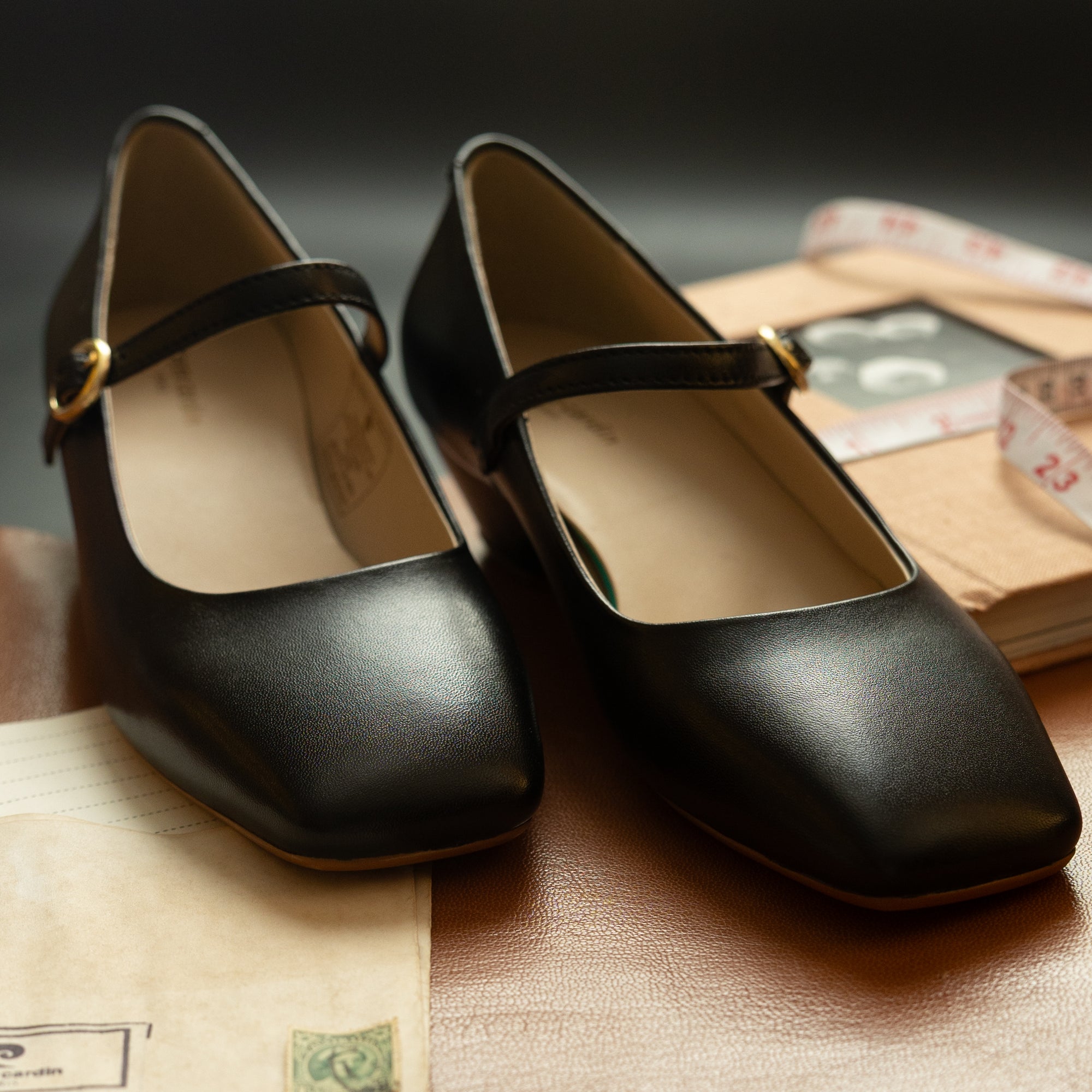 Estelle Black Mary-Janes