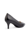 Simone charcoal Soft Leather Pump