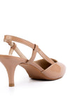 Audrey Nude Slingback Pumps