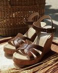 Camille Brown Platform Sandal