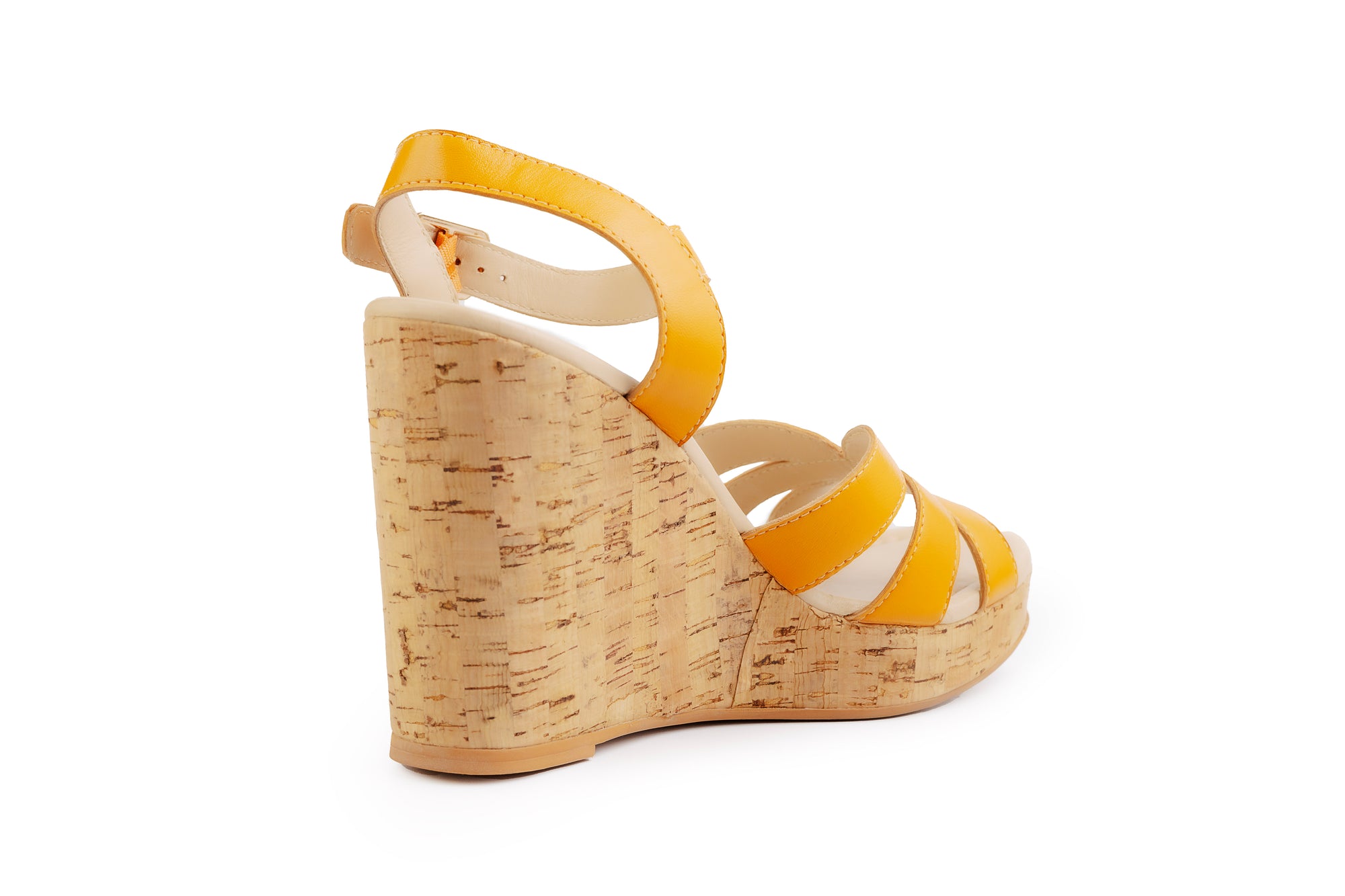 Camille Orange Platform Sandal