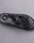 Soul Cloud: Black Adjustable Slipper