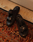 Soul Cloud: Black Adjustable Slipper