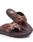 AIRFLEX : Tan Crossover Slipper
