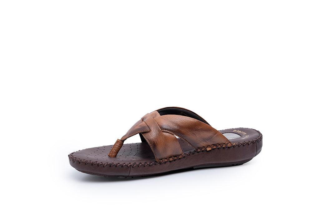 AIRFLEX : Tan Crossover Slipper
