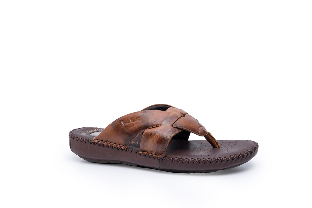 AIRFLEX : Tan Crossover Slipper