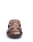 AIRFLEX: Tan Crossover Sandal