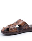 AIRFLEX: Tan Crossover Sandal