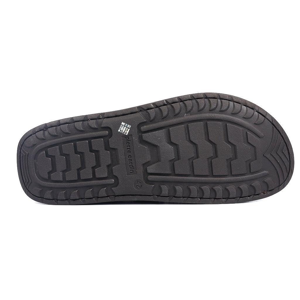 Soul Cloud: Black Adjustable Dual-strap Sandal