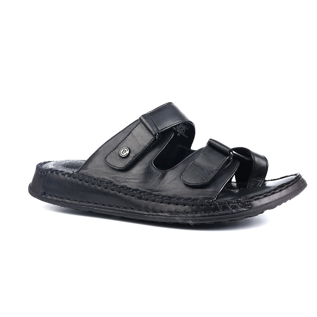Soul Cloud: Black Adjustable Slipper