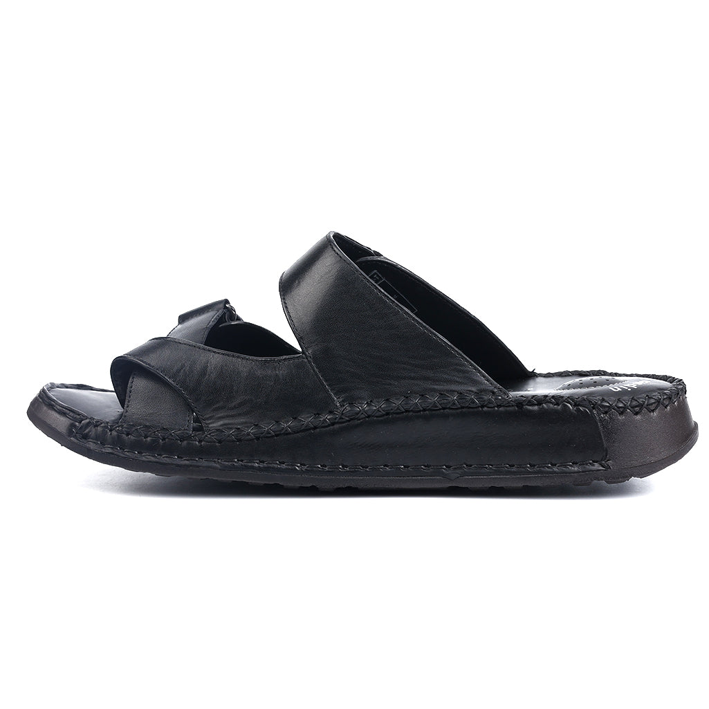 Soul Cloud: Black Adjustable Slipper
