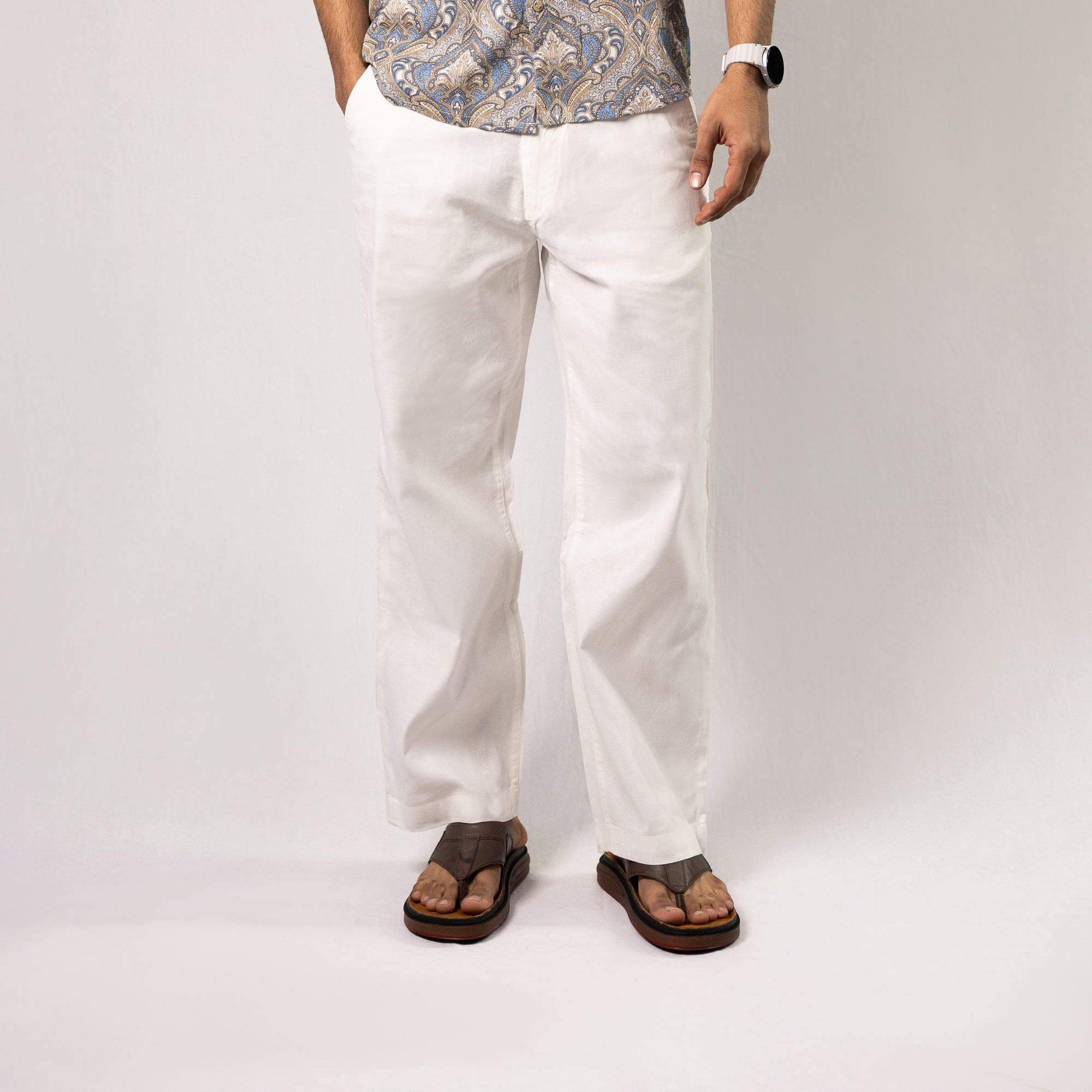 Azur: Brown Stitched Thong