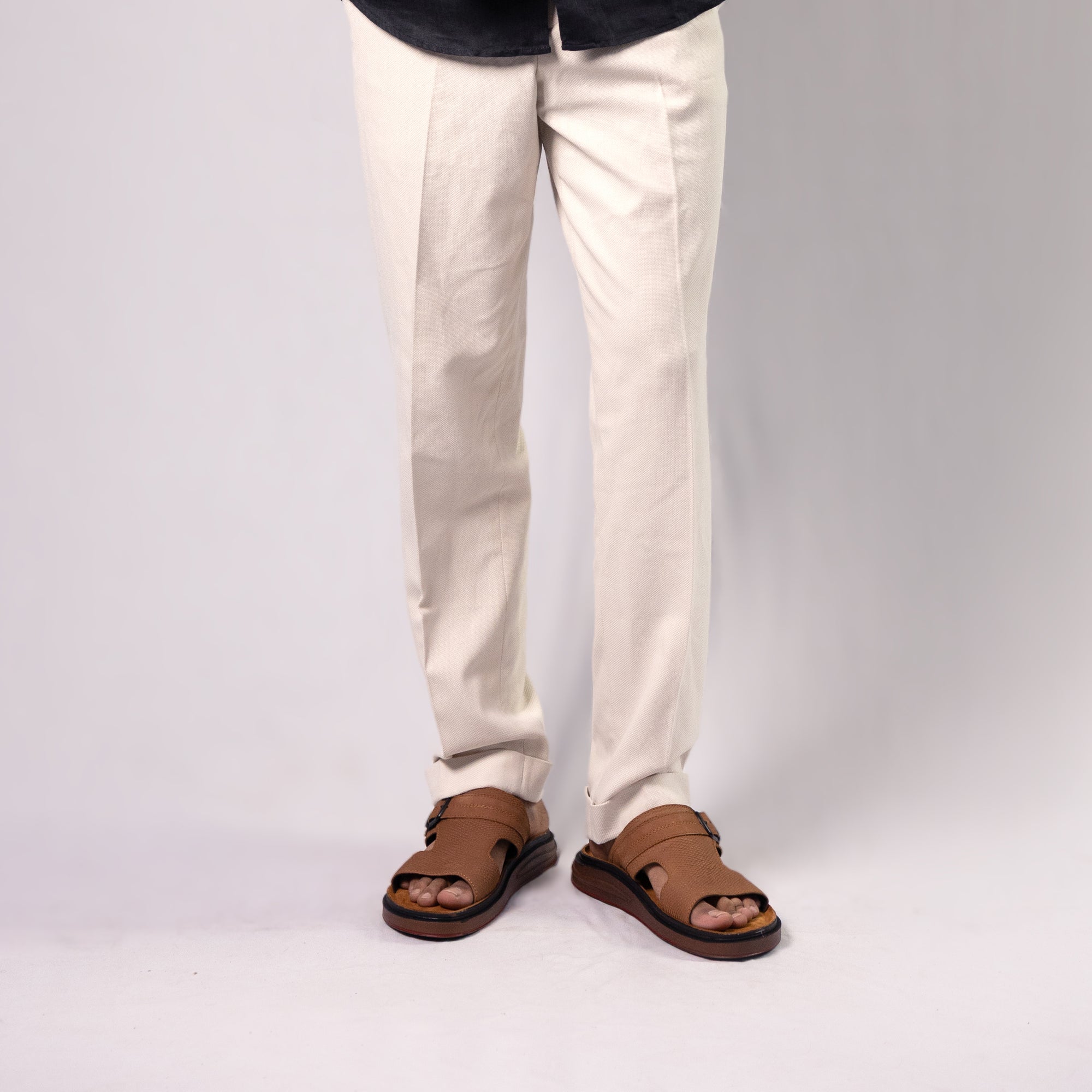 Azur: Camel Textured Buckle Slide