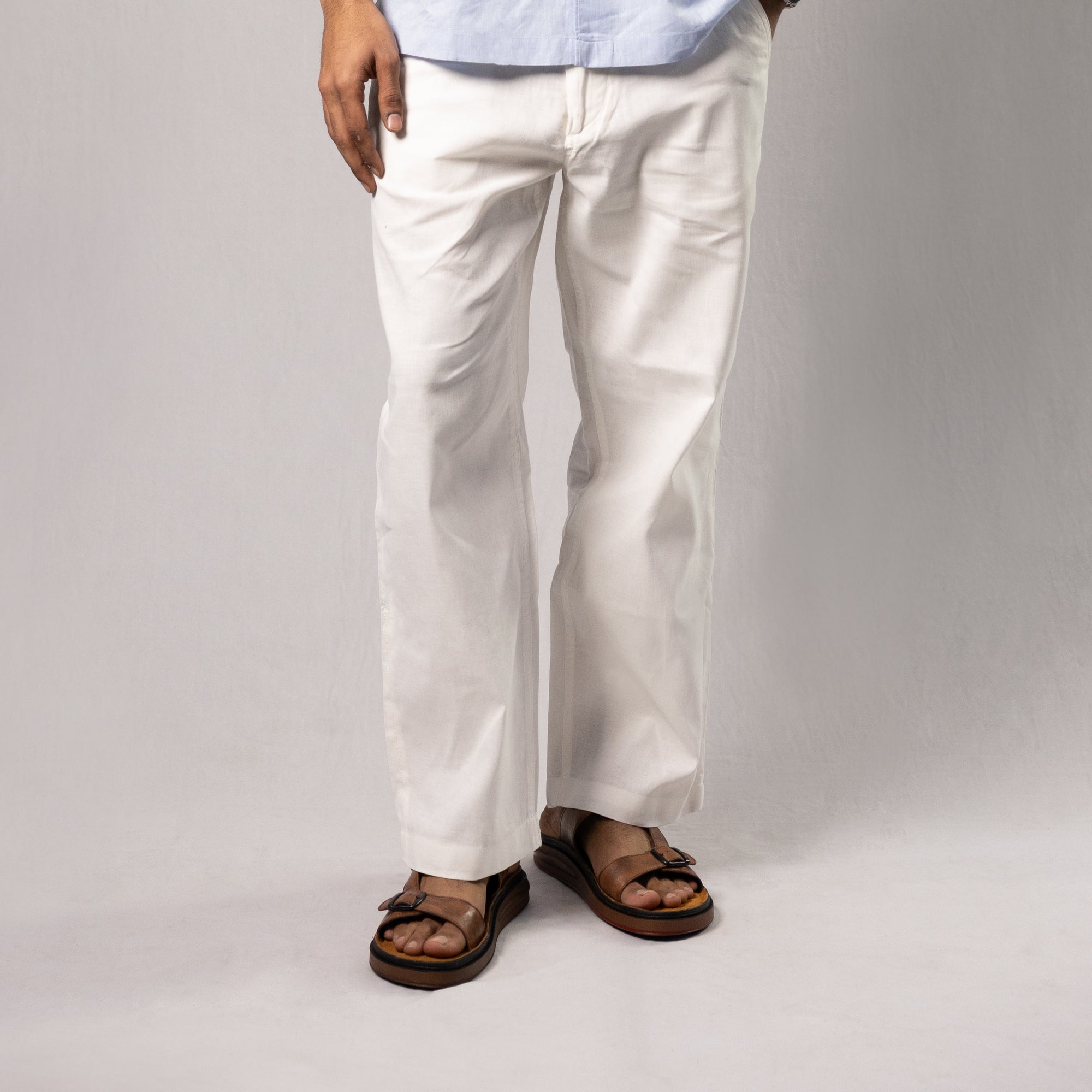 Azur: Tan Adjustable Dual-Strap Sandals