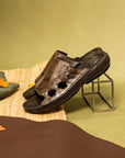 Airflex: Café Woven Vamp Sandal