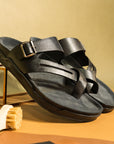 Embrace: Black Slit-cut Thong