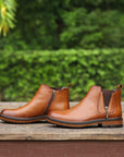 Modern Cognac Chelsea Boot