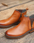Modern Cognac Chelsea Boot