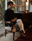 Alpine:Cognac Cap Toe Boot