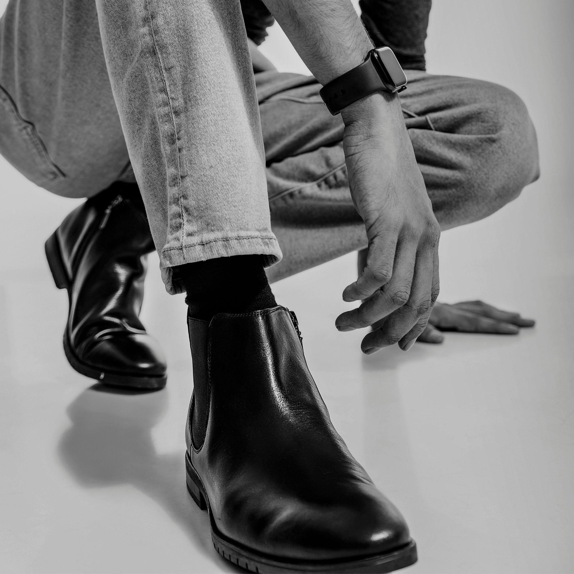 Classic Black Chelsea Boot