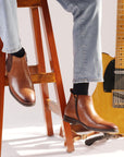 Classic Cognac Chelsea Boot