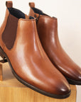 Classic Cognac Chelsea Boot