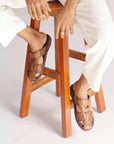 AIRFLEX: Tan Crossover Sandal