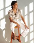 AIRFLEX: Tan Crossover Sandal
