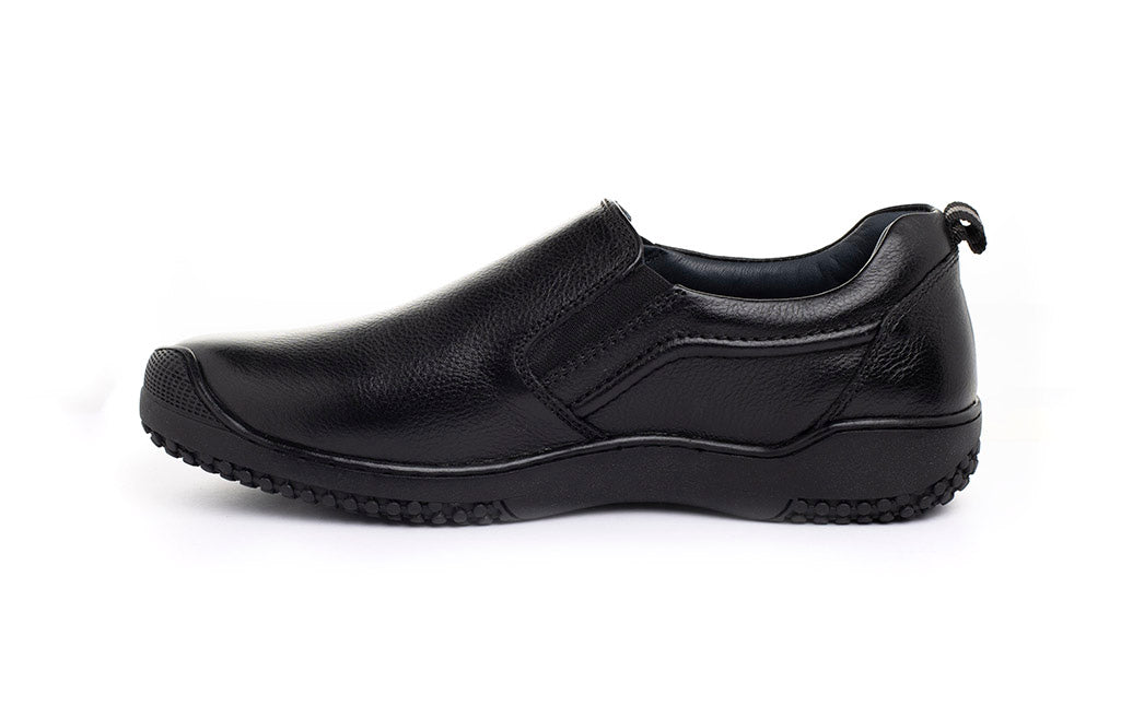 Stride Black Slip-on