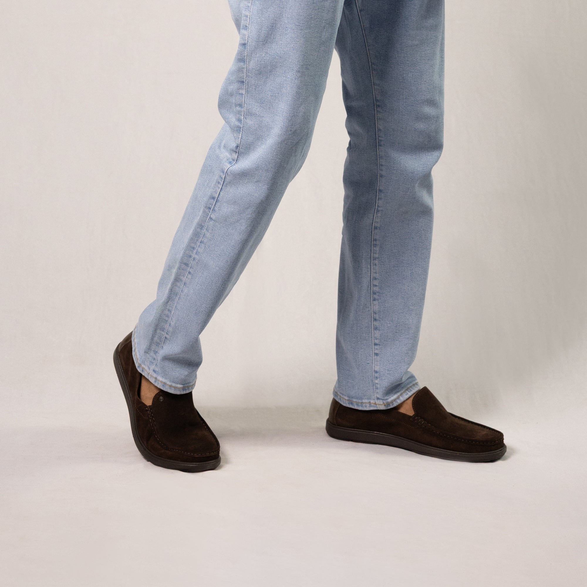 Marseille Café Suede Loafers