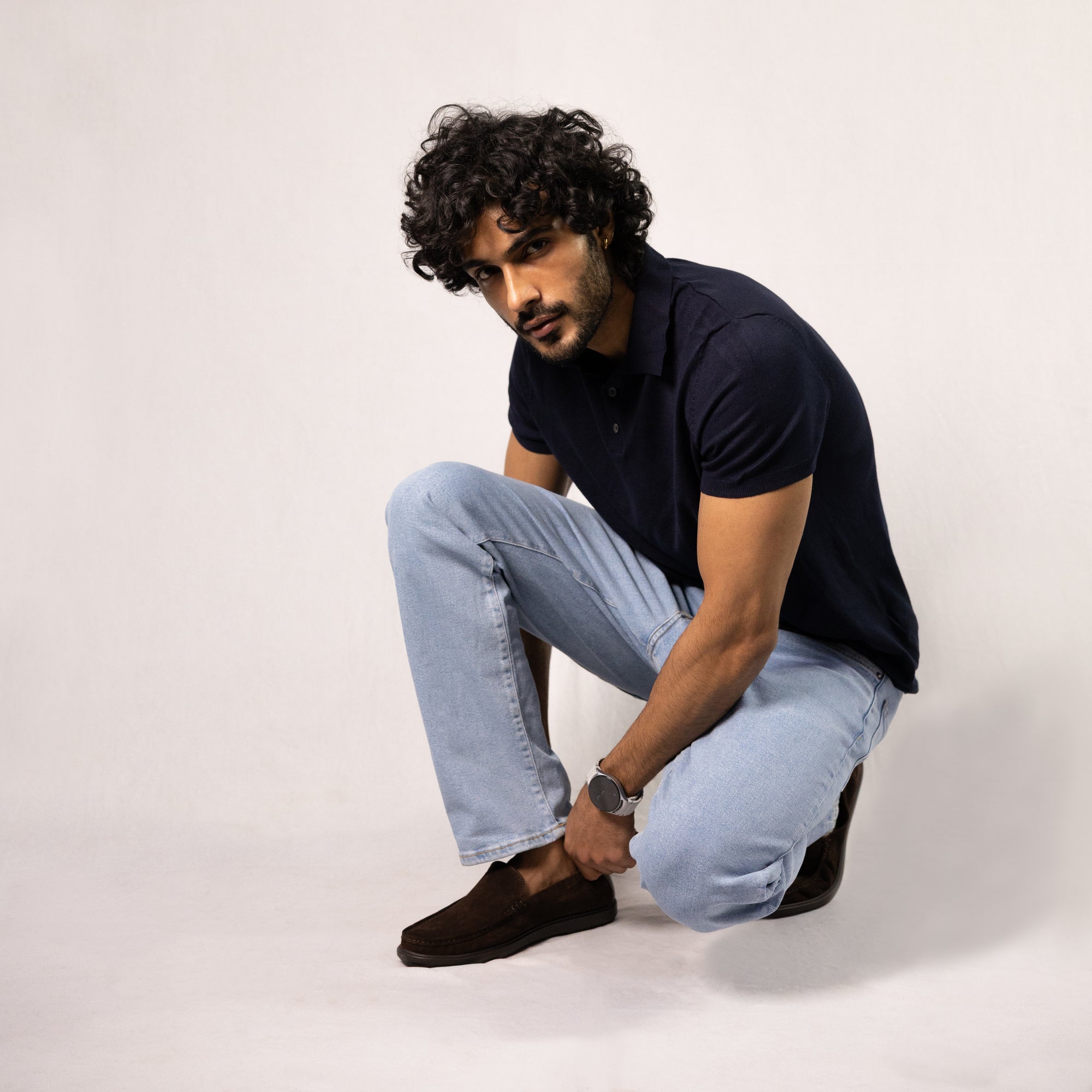 Marseille Café Suede Loafers