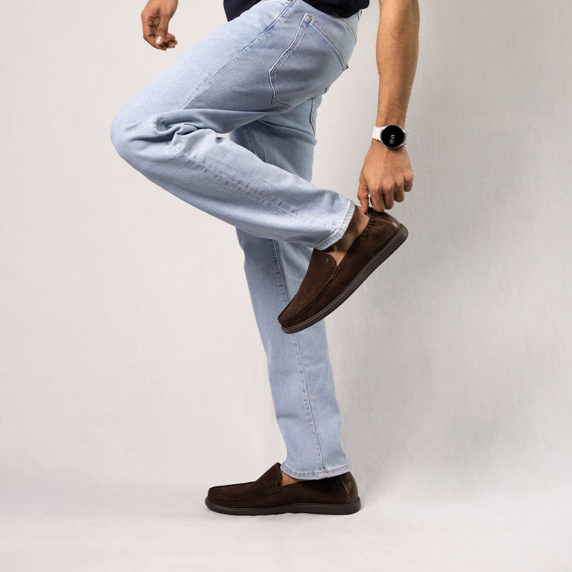 Marseille Café Suede Loafers