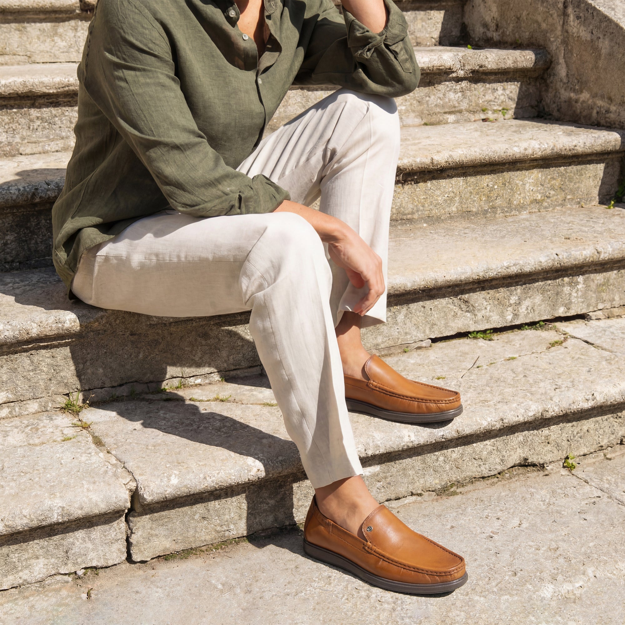 Marseille: Cognac Polished Loafer