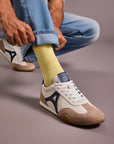 Astra Ivory-Ink sneaker - lifestyle photograph