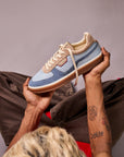 Helios Horizon Blue sneaker - lifestyle photograph