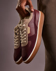 Helios Crimson Dusk sneaker - lifestyle photograph