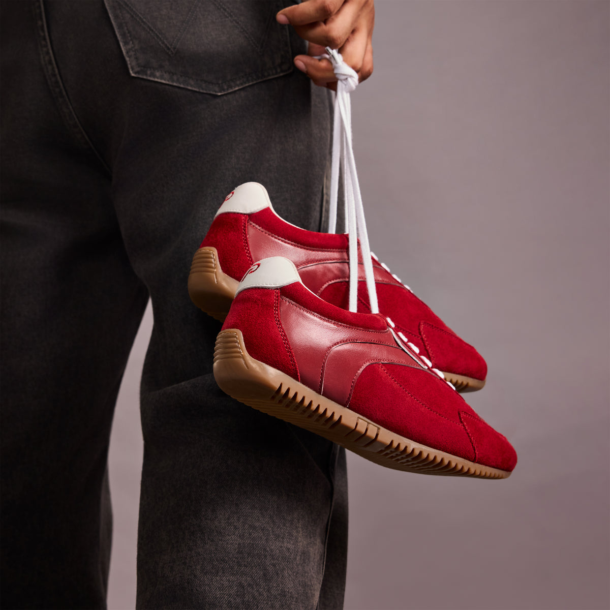 Drift Wildfire Red sneaker - lifestyle photograph