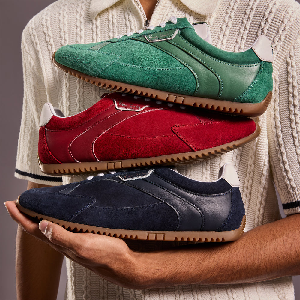 Drift Forest Green sneaker - lifestyle photograph