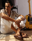 AIRFLEX : Tan Crossover Slipper