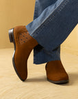 Suede Camel Chelsea Slip-on