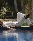 Riviera: Camel Nubuck Slipper